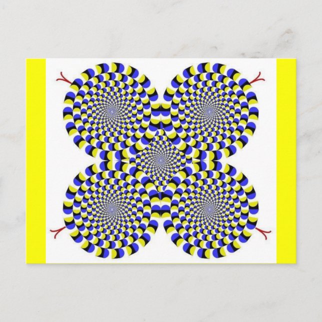 Rotatingsnakes Postkarte (Vorderseite)