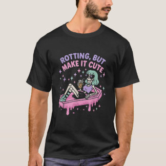 Rotation, aber machen es Niedliche Pastel Goth Ske T-Shirt