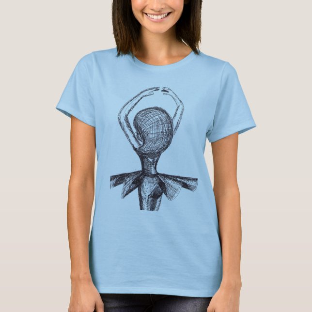 Rotation Cadouxdle Ballett-stück T-Shirt (Vorderseite)