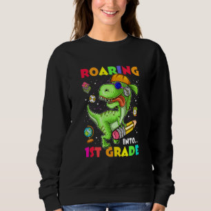 Rotation in Dinosaurier der ersten Klasse Kinder z Sweatshirt