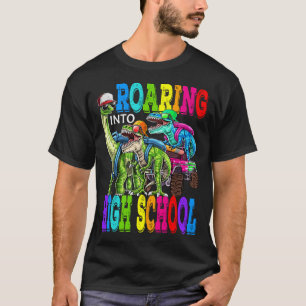 Rotation in High School Monster Truck Dinosaur T- T-Shirt