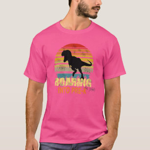 Rotation in Pre-K Dinosaurier zurück zur Schule D T-Shirt