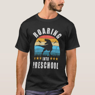 Rotation in Vorschule Dinosaur Rex Techer zurück b T-Shirt