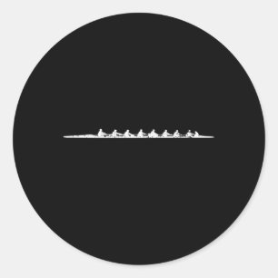 Rotation Runder Aufkleber