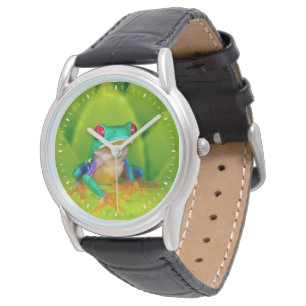 Rotaugelaubfrosch, Costa Rica Armbanduhr