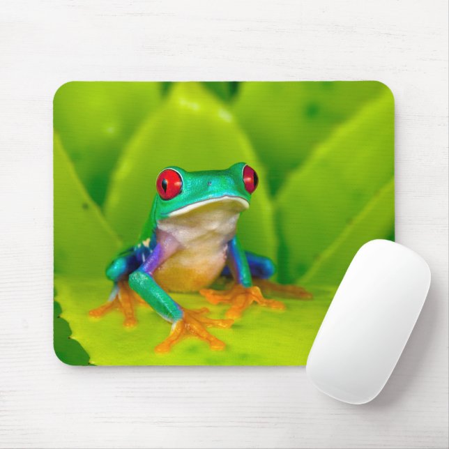 Rotaugelaubfrosch, Costa Rica Mousepad (Mit Mouse)