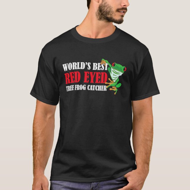 Rotaugelaubfroschfänger T-Shirt (Vorderseite)