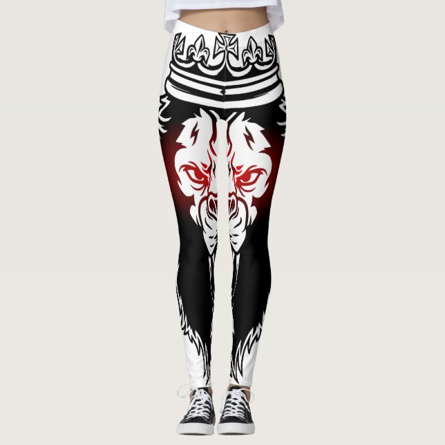 Rotaugen-Lippenmöwe Leggings (Vorderseite)