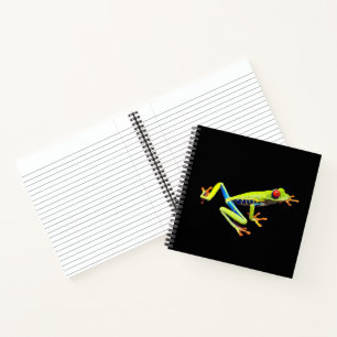 Rotäugiger Gemalter Laubfrosch Notizbuch