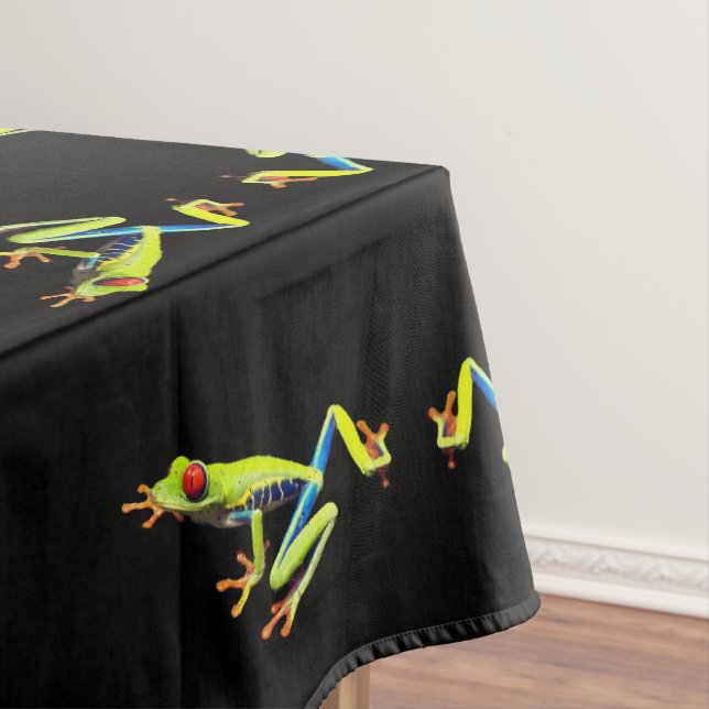 Rotäugiger Gemalter Laubfrosch  Tischdecke (Beispiel)