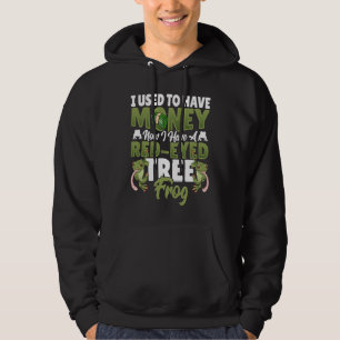 Rotaugiger Laubfrosch statt Geld Hoodie