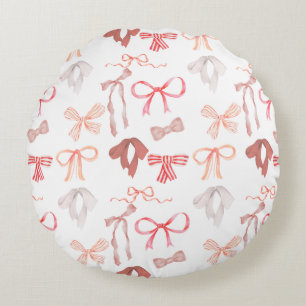 Rotband-Runde-Nursery/Kinderzimmer-Decke Rundes Kissen