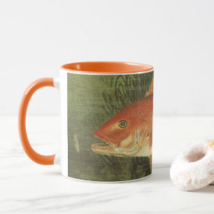 Rotbarsch-Fisch von Kilbourne, Vintage Meeresleben Tasse