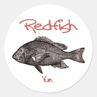 Rotbarsch Runder Aufkleber