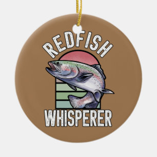 Rotbarsch Whisperer Fisherman Fish Fish Keramik Ornament