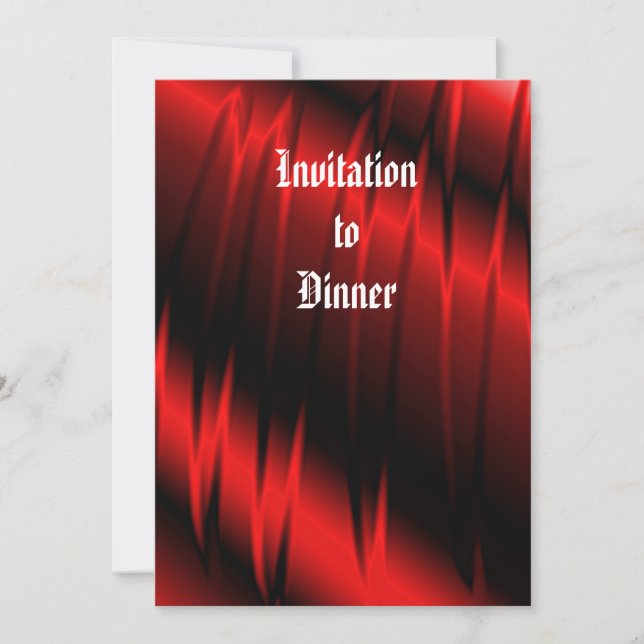 Rotbarsche Einladung (Vorderseite)