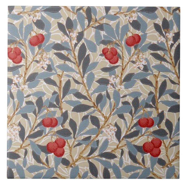 Rotbeerbaum, William Morris Fliese (Vorderseite)