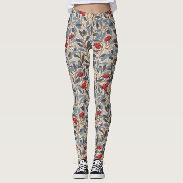 Rotbeerbaum, William Morris Leggings (Vorderseite)