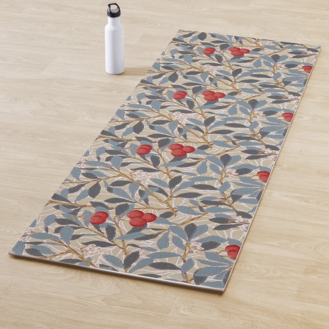 Rotbeerbaum, William Morris Yogamatte (Beispiel)