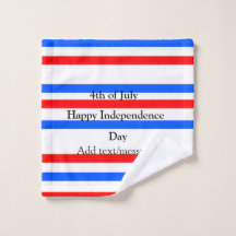 Rotblaue Streifen Unabhängigkeit Tag 4. Juli