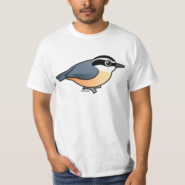 Rotbrüstiger Kleiber T-Shirt (Vorderseite)