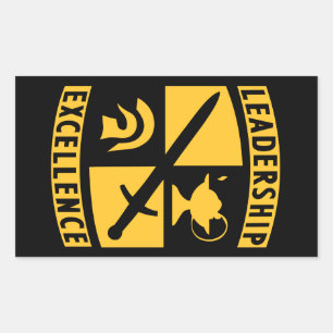 ROTC Reserve Officers' Training Corps Militär Rechteckiger Aufkleber