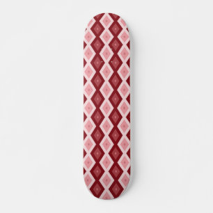 Rotdiamantenmuster Skateboard