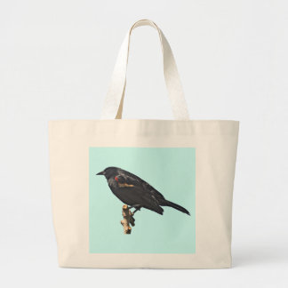 Rotdrossel-Amsel-Geschenk Jumbo Stoffbeutel