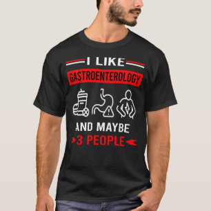 Rote 3 Personen Gastroenterologie Gastroenterologe T-Shirt