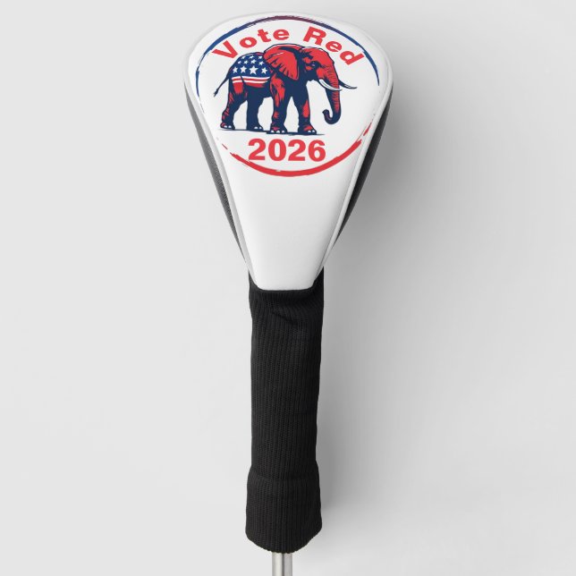 Rote Abstimmung 2026 Golf Headcover (Vorderseite)