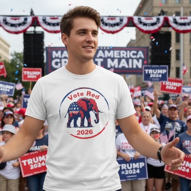 Rote Abstimmung 2026 T-Shirt (Von Creator hochgeladen)