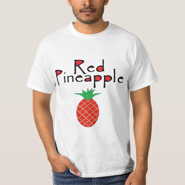 rote Ananas T-Shirt (Vorderseite)