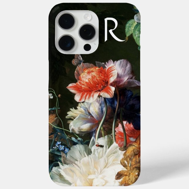 ROTE ANEMONEN, WEISSE BLUME, BAKERFLY-MONOGRAMM Case-Mate iPhone HÜLLE (Rückseite)