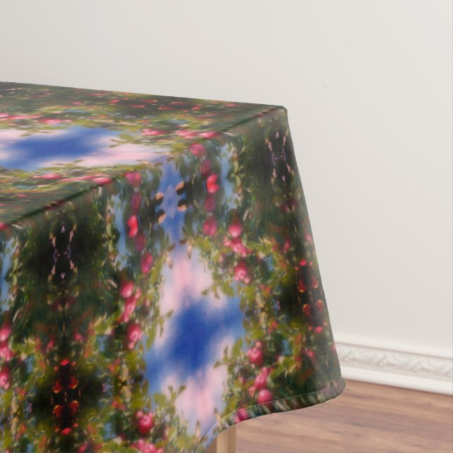 Rote Äpfel auf Baummalerei Abstrakt Tischdecke (Beispiel)
