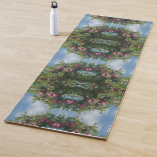Rote Äpfel auf Baummalerei Abstrakt Yogamatte