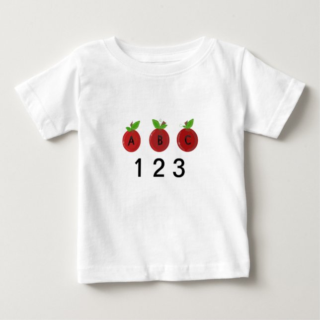 Rote Äpfel Baby T-shirt (Vorderseite)