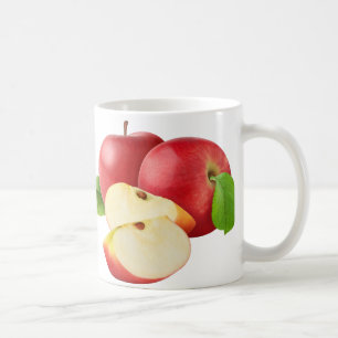 Rote Äpfel Kaffeetasse