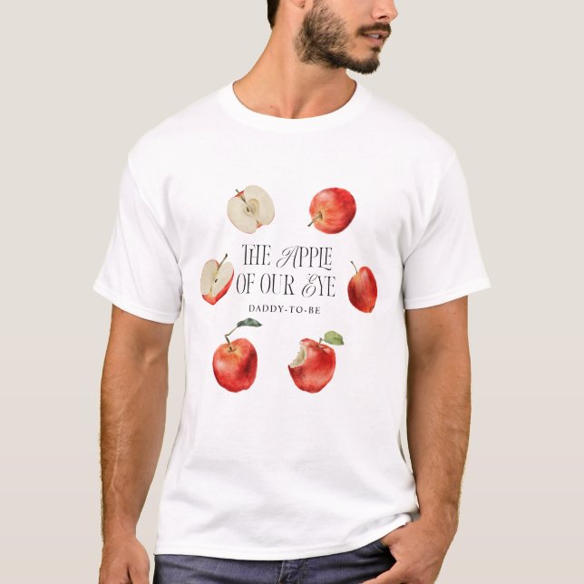 Rote Äpfel Papa zum T - Shirt (Vorderseite)