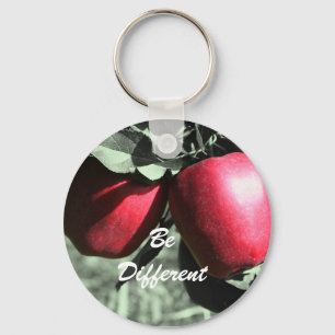 Rote Äpfel sind andere Motivierend Schlüsselanhäng Schlüsselanhänger