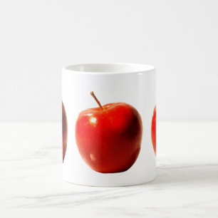 Rote Apfel-Tasse Tasse