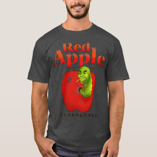 Rote Apfel-Zigaretten Tarantino Marke T-Shirt