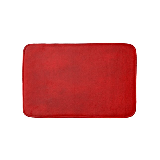 ROTE Aquarell-Wäsche-Bad-Matte Badematte (Vorderseite)