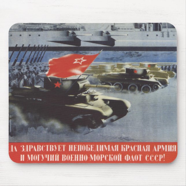 Rote Armee Mousepad (Vorne)