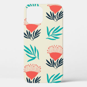 Rote australische Blume, nahtlos Vintages Muster Case-Mate iPhone Hülle