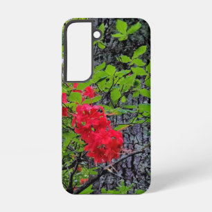 Rote Azalea Blume Samsung Galaxy Hülle