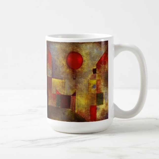 Rote Ballon-Tasse Pauls Klee Kaffeetasse (Rechts)