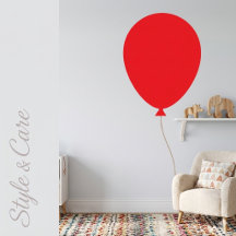 Rote Ballon-Wanddekoration Klassische Heimtextilie