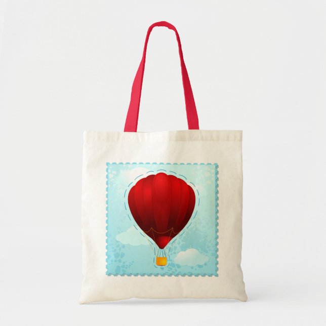 Rote Ballontasche Tragetasche (Vorne)
