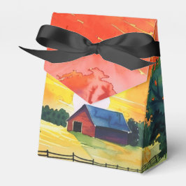 Rote Barfarm Geschenkschachtel