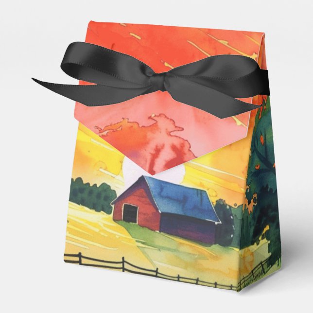 Rote Barfarm Geschenkschachtel (Vorderseite)